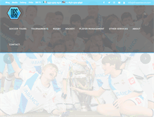 Tablet Screenshot of dbsportstours.com